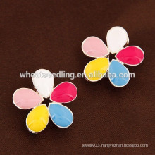 2015 Trendy Jewelry girls clover new design earring